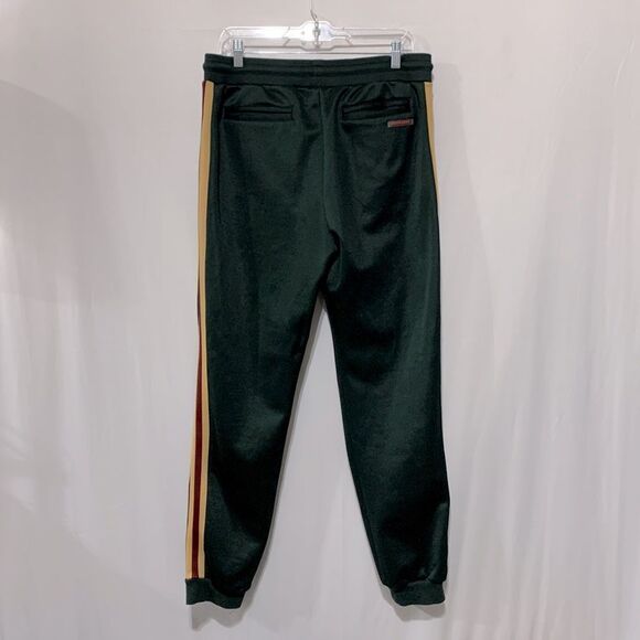 JARED LANG After Hours Side Stripe Joggers Drawstring Sweatpants Pockets men L - Picture 2 of 10